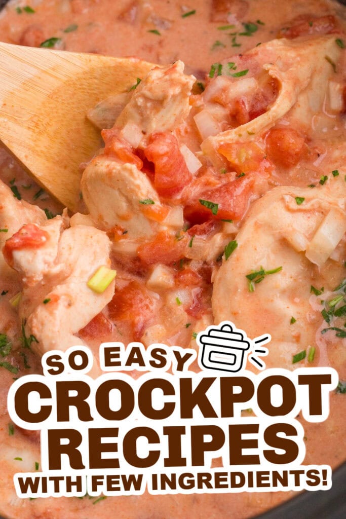 crockpot recipes with few ingredients - Slow Cooker Chicken Paprikas