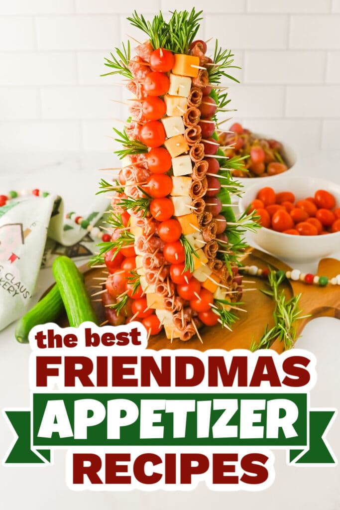 friendmas appetizers - Charcuterie Christmas Tree copy