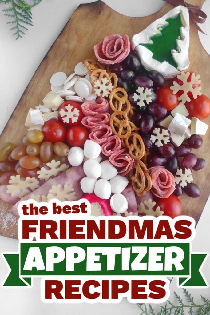 friendmas appetizers - Christmas Tree Charcuterie Board copy