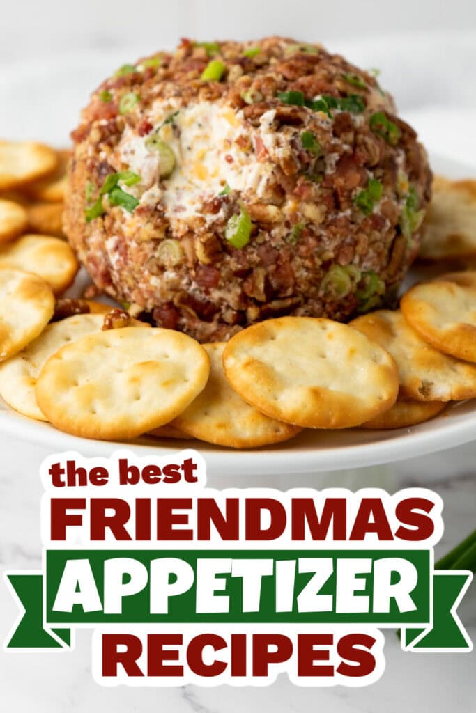 friendmas appetizers - Pecan Bacon Cheeseball copy
