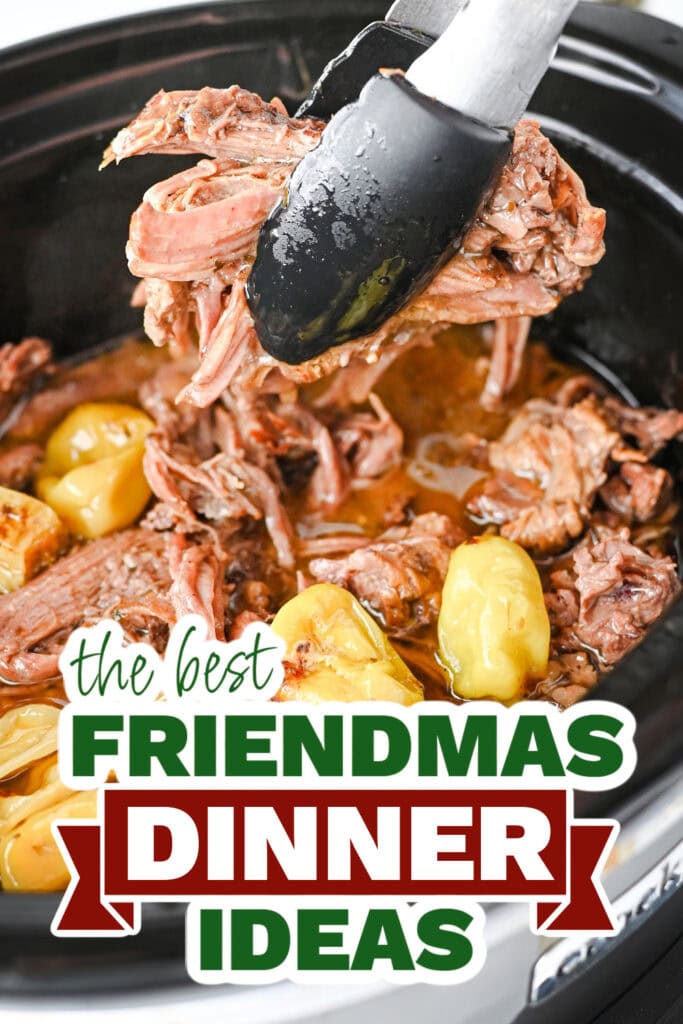 friendmas dinners - Crockpot Mississippi Pot Roast copy