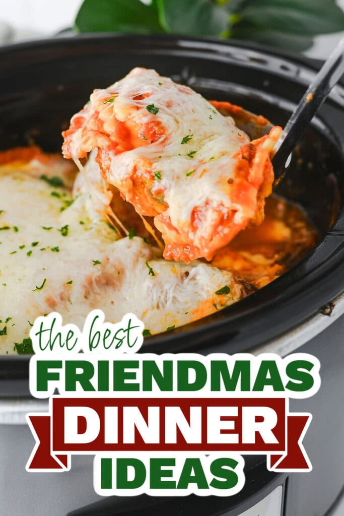 friendmas dinners - Crockpot Ravioli Lasagna copy