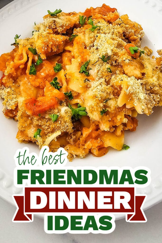 friendmas dinners - Dump-and-Bake Chicken Parmesan Casserole copy