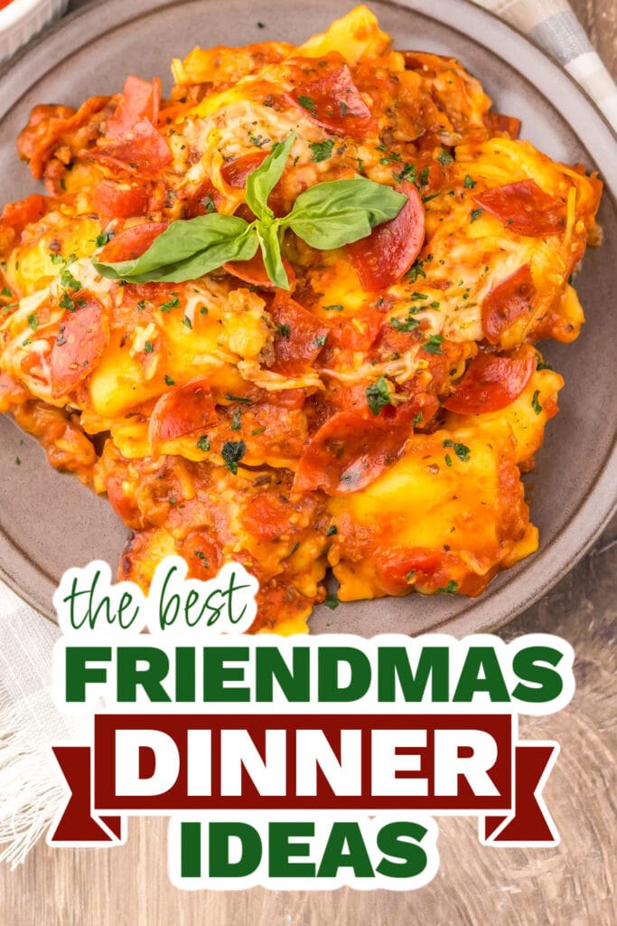 friendmas dinners - Slow Cooker Pizza Ravioli copy