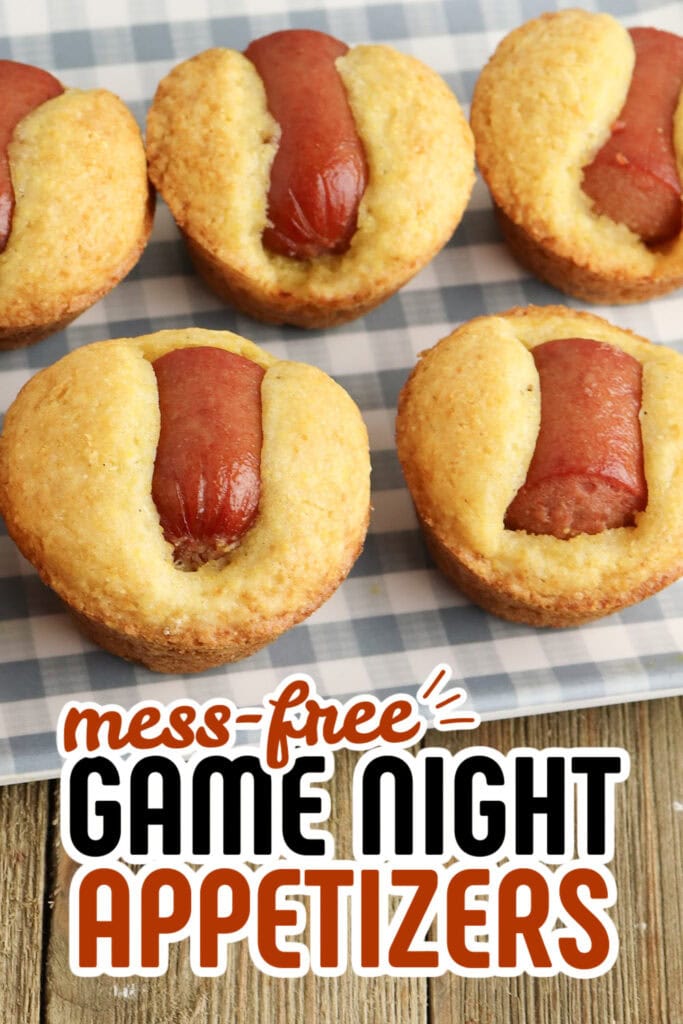 game night appetizers - Corndog Mini Muffins copy