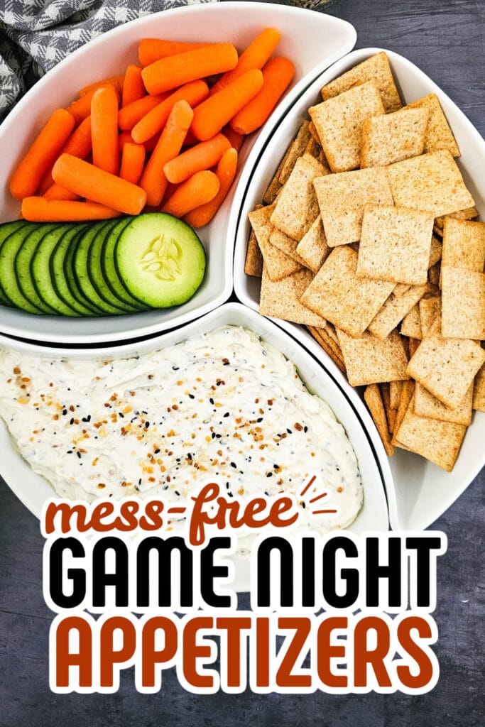 game night appetizers - Everything Bagel Dip copy