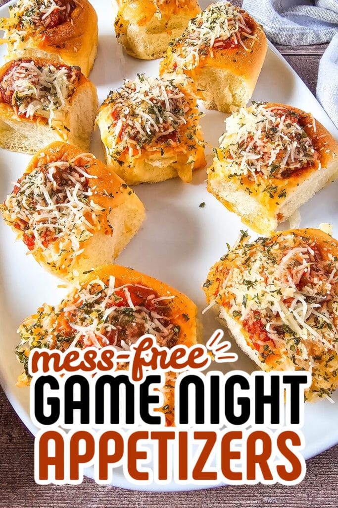 game night appetizers - Meatball Sliders copy