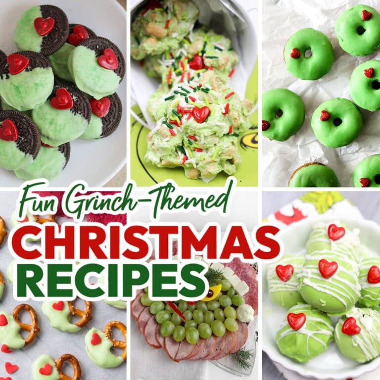 Easy Grinch-Themed Desserts and Treats for Christmas