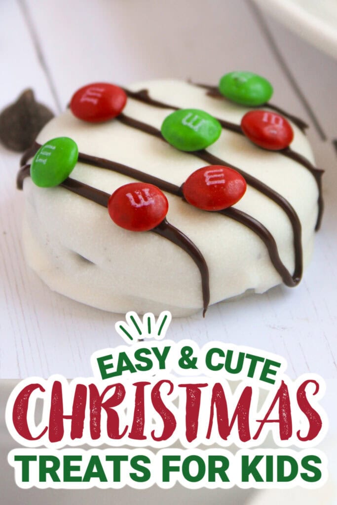 kids christmas treats-Chocolate Covered Christmas Light Oreos