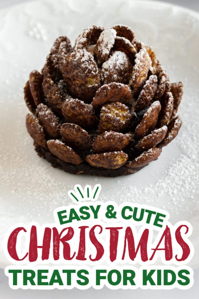 kids christmas treats-Christmas Edible Chocolate Pine Cones