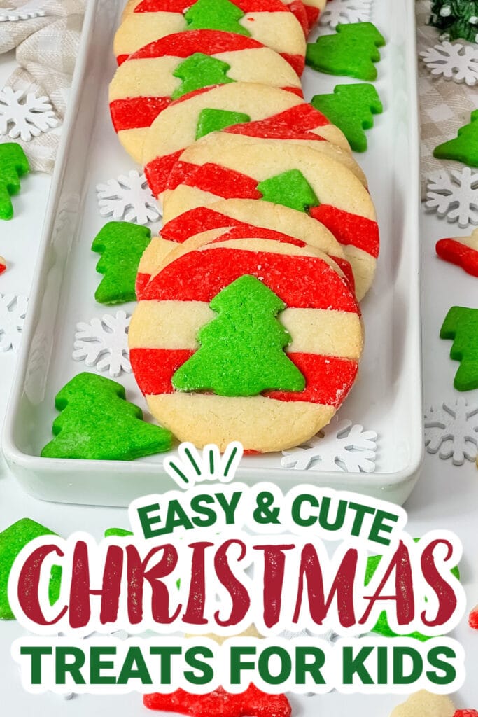 kids christmas treats-Christmas Tree Cookies