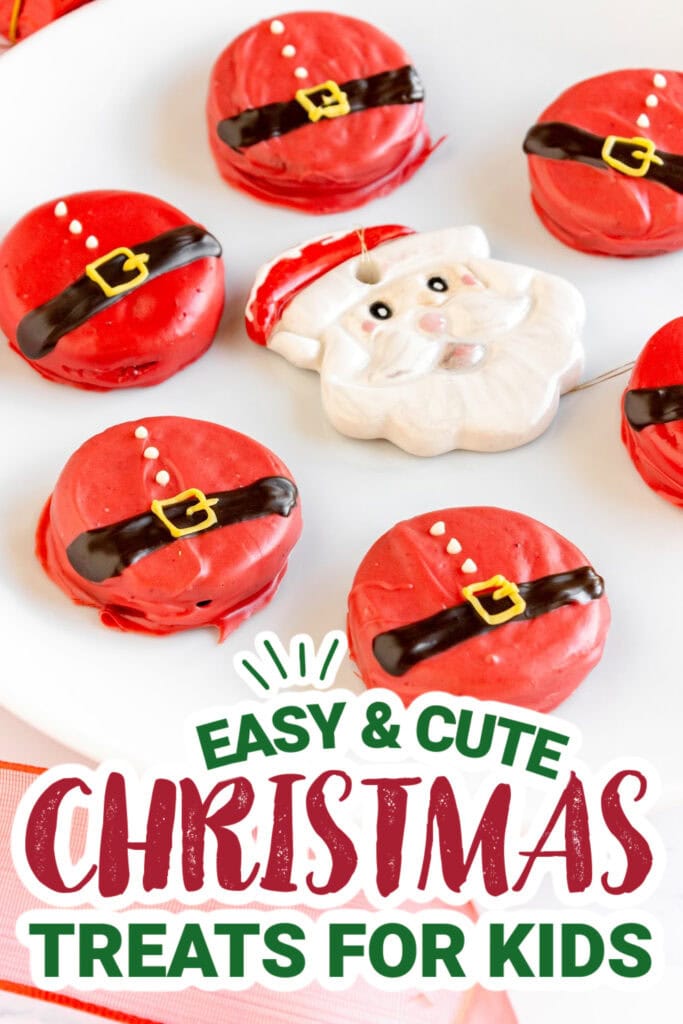 kids christmas treats-Santa Oreos