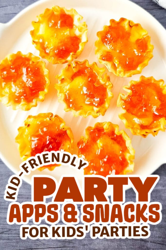kids party appetizers - Brie Phyllo Tarts