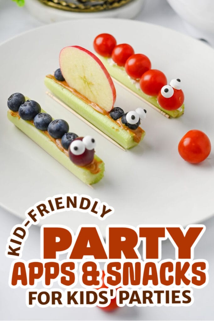 kids party appetizers -Celery Bug Snacks