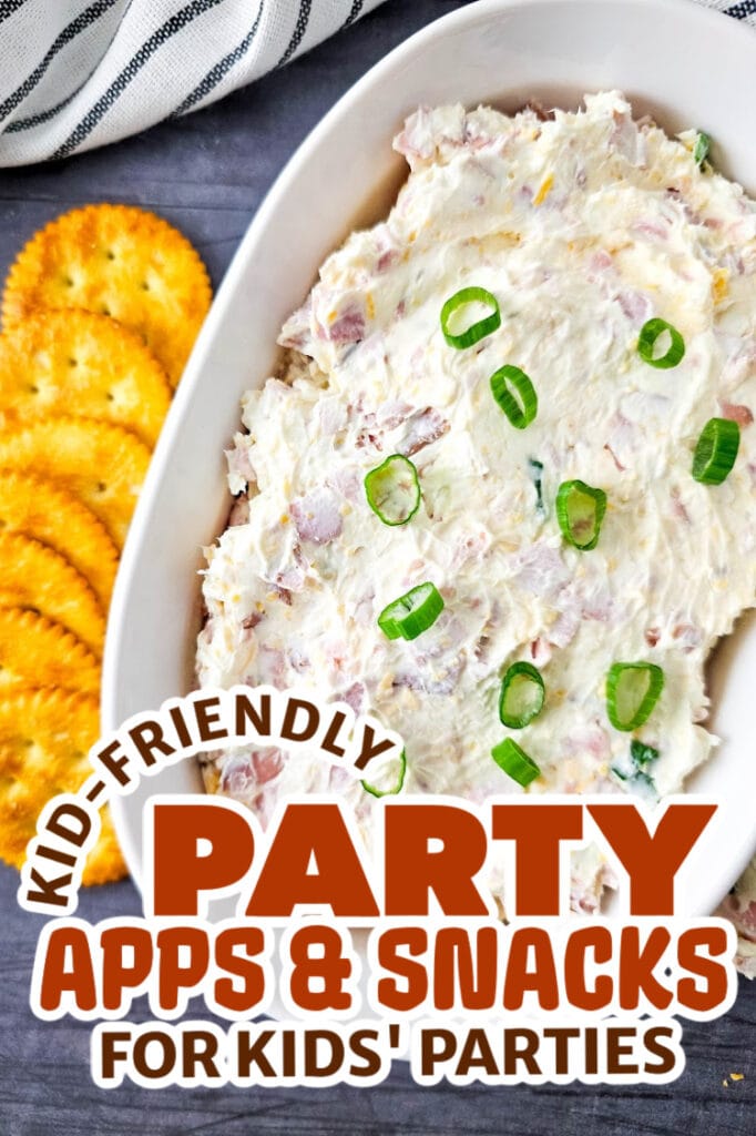 kids party appetizers - Cheesy Ham Dip