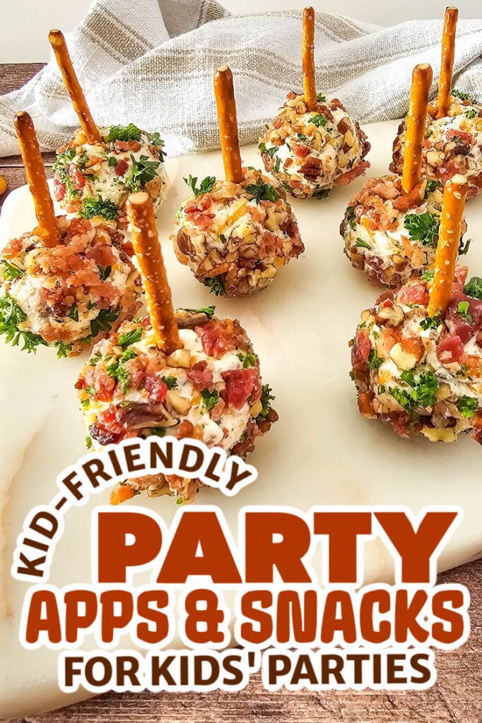 kids party appetizers - Cracked Out Cheeseball Bites