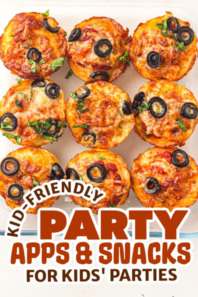 kids party appetizers - Lunchbox Pizza Muffins