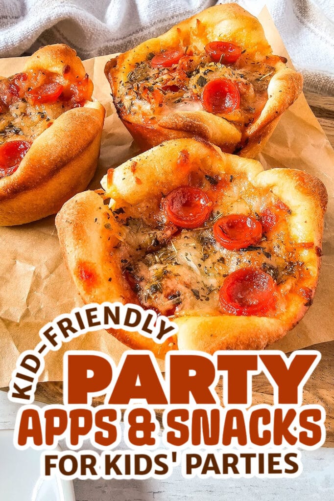 kids party appetizers -Pepperoni Pizza Puffs
