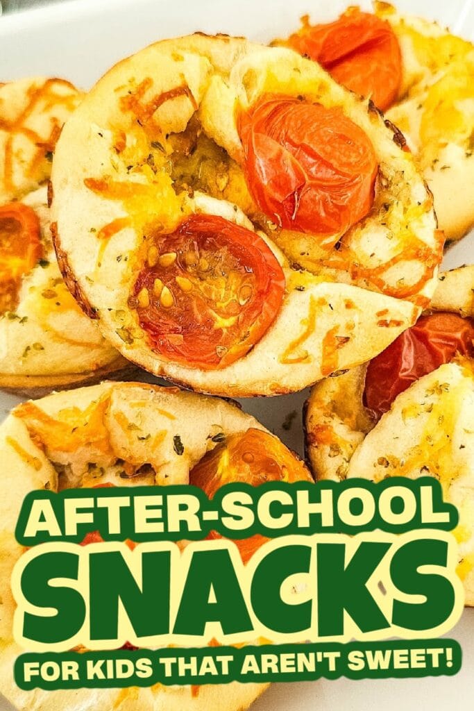 kids school snacks - Cheesy Tomato focaccia rolls