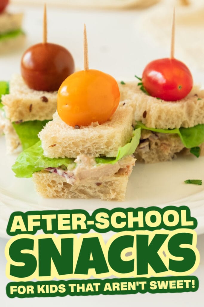 kids school snacks-Classic Tuna Tea Sandwiches