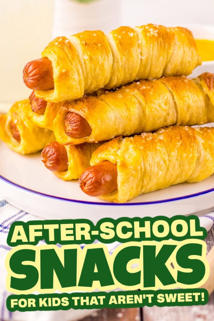 kids school snacks-Homemade Pretzel Dogs