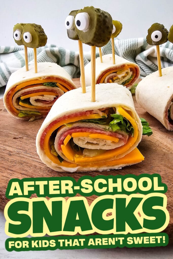 kids school snacks-Snail Pinwheels