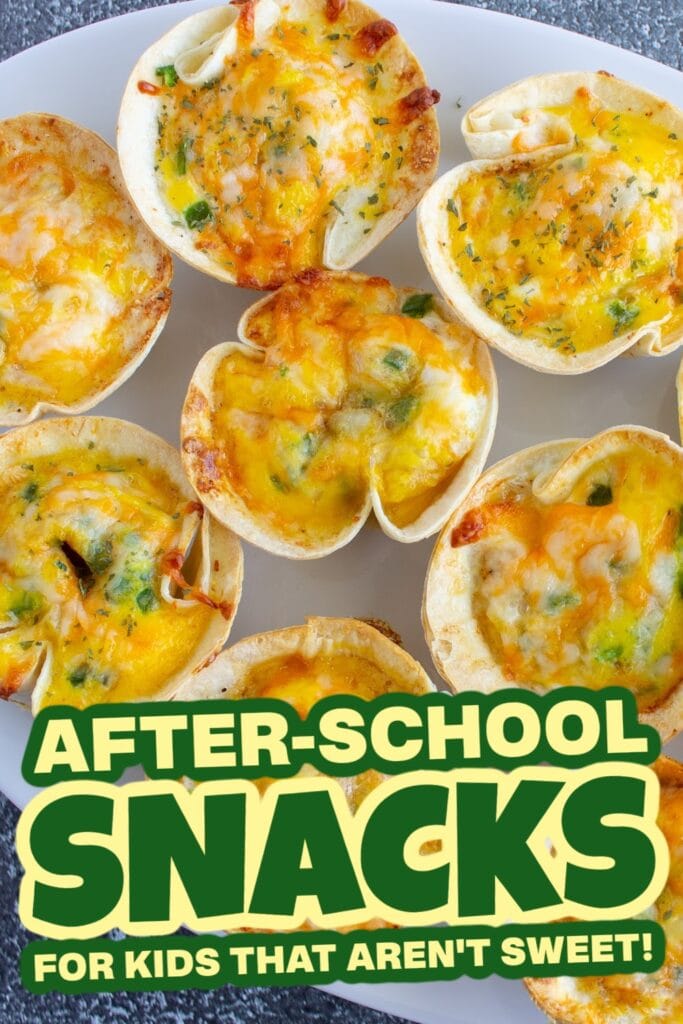 kids school snacks - Three Cheese Mini Quiches
