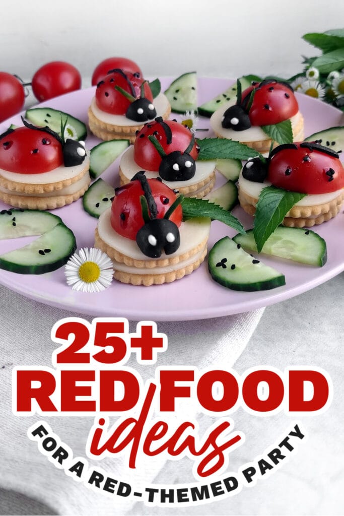 red food ideas - Ladybug Appetizer