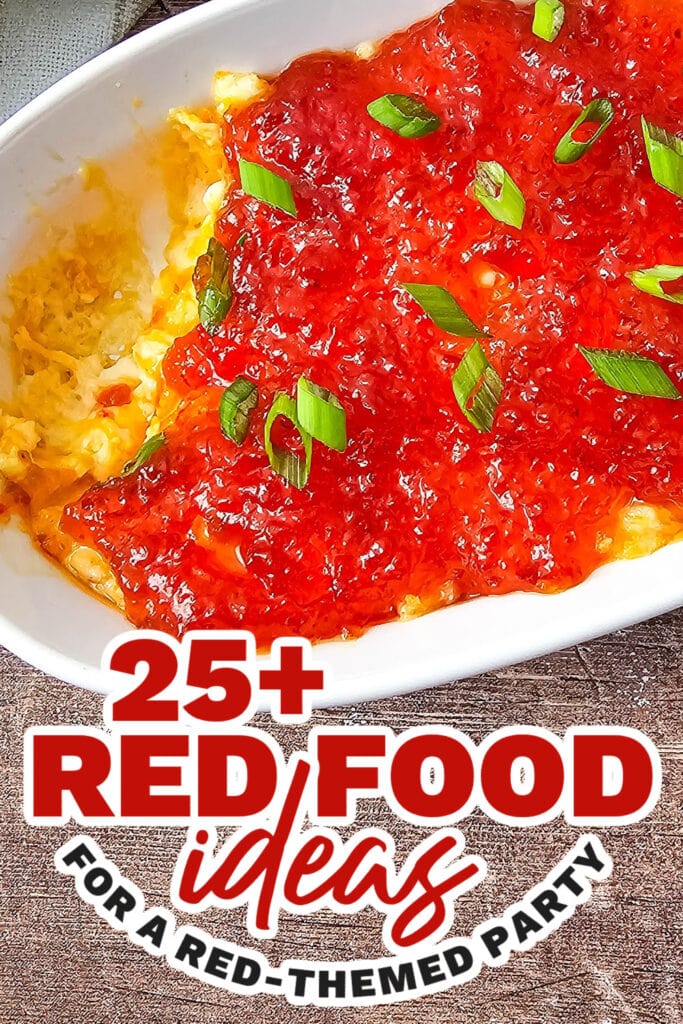 red food ideas - Pepper Jelly Cheese Dip
