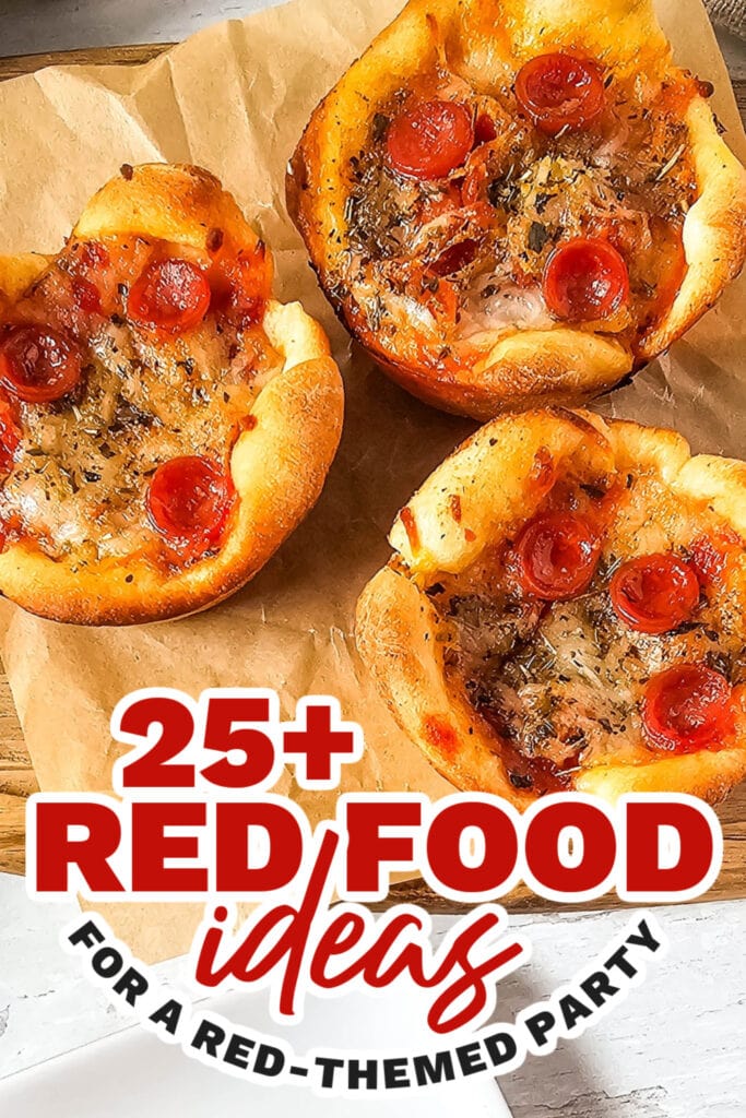 red food ideas - Pepperoni Pizza Puffs