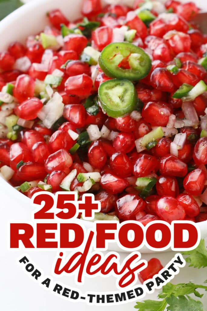 red food ideas - Pomegranate Salsa