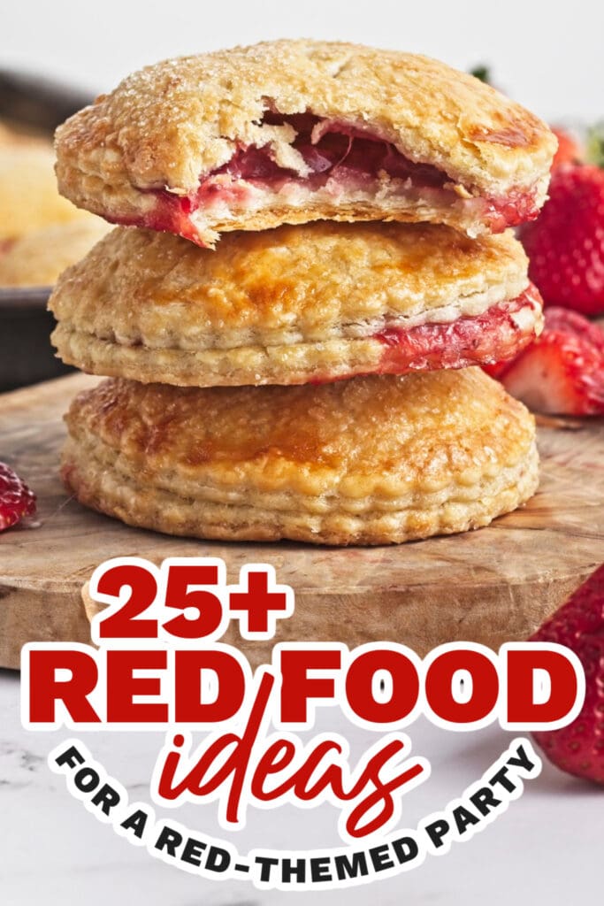 red food ideas - Strawberry Hand Pies