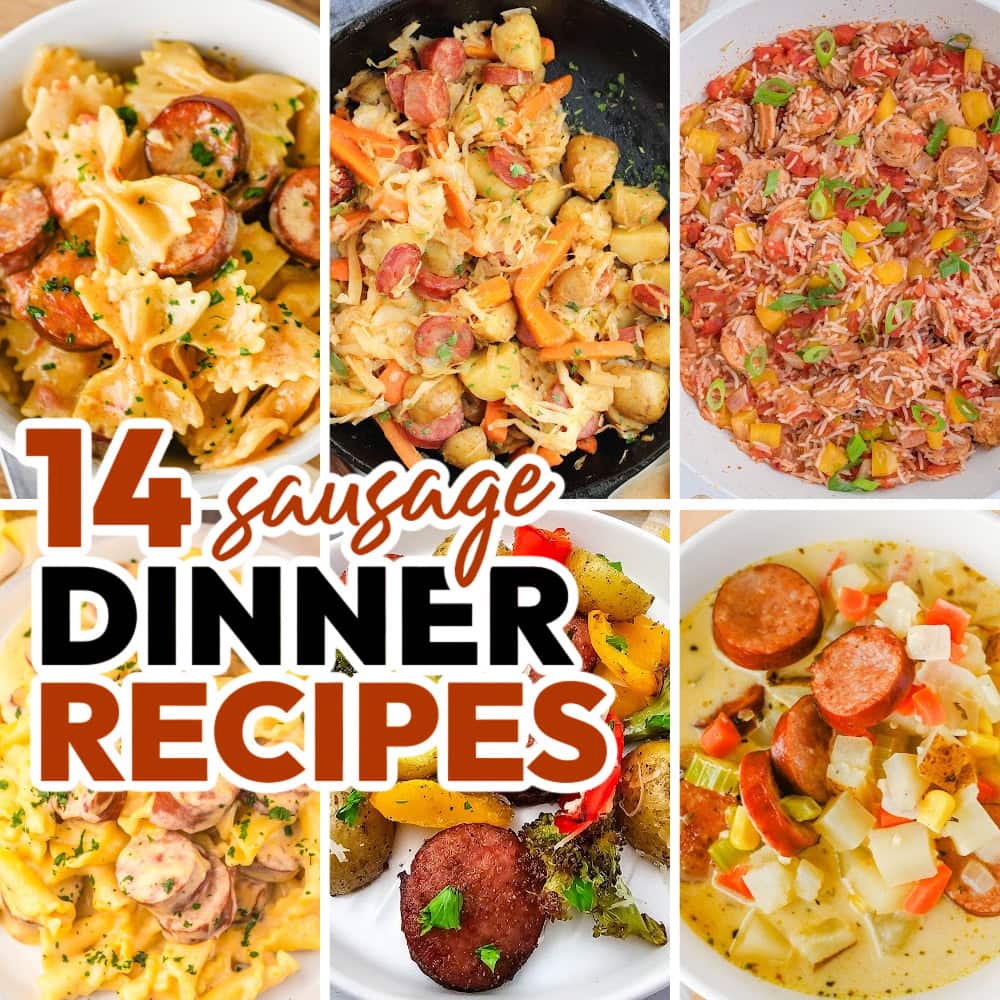 sausage dinner recipes featured image copy