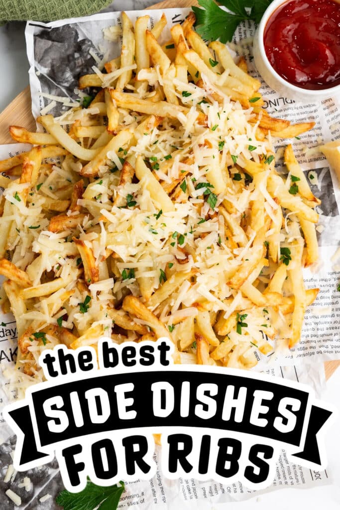 side dishes for ribs - Air Fryer Parmesan Truffle Fries copy