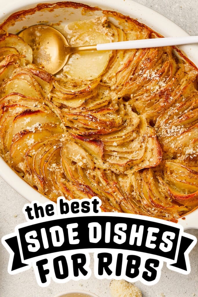 side dishes for ribs - Creamy Scalloped Potatoes copy