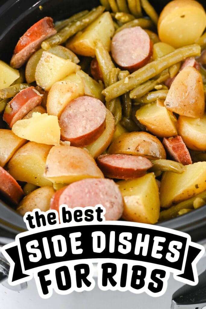 side dishes for ribs - Crockpot Swamp Potatoes copy