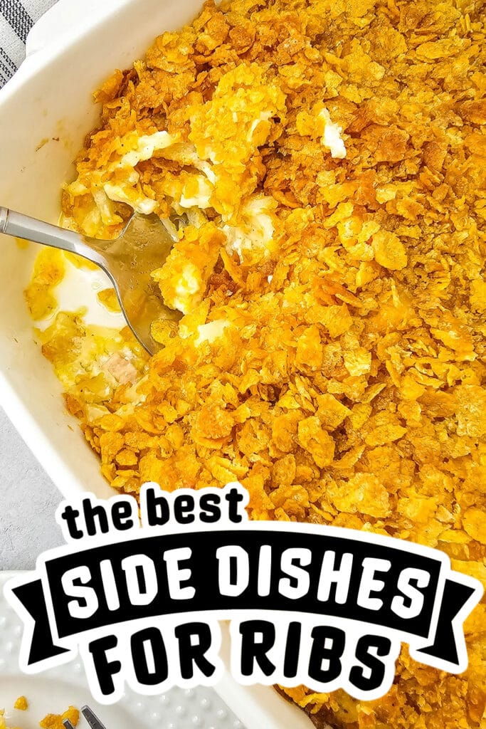 side dishes for ribs - Golden and Cheesy Party Potatoes copy