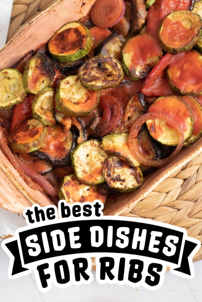 side dishes for ribs - Oven-Baked Ratatouille Casserole copy