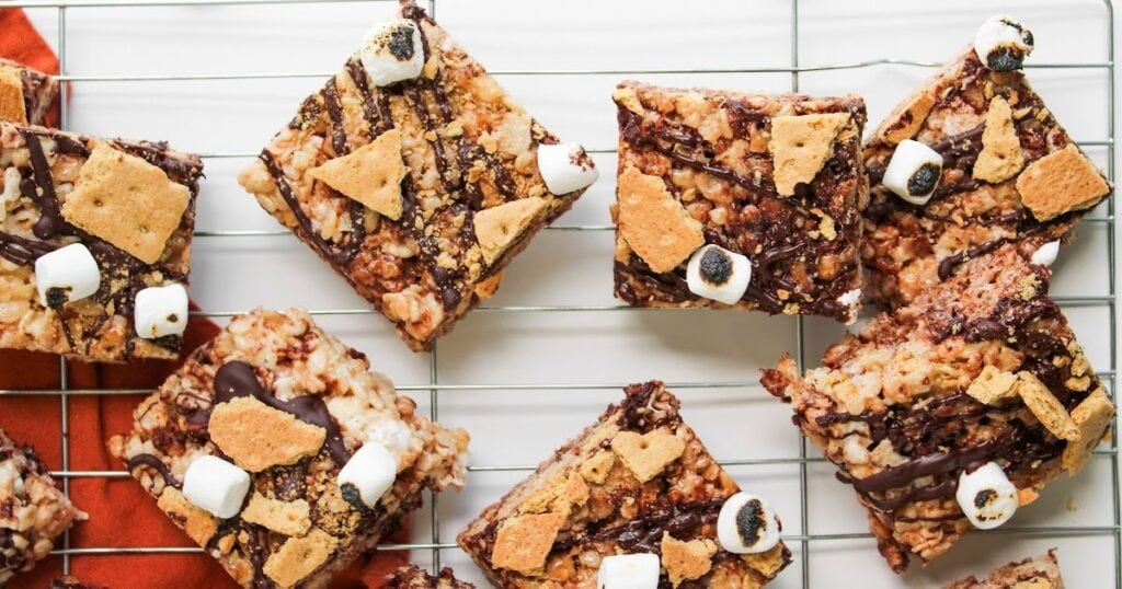 S’mores Rice Krispie Bars