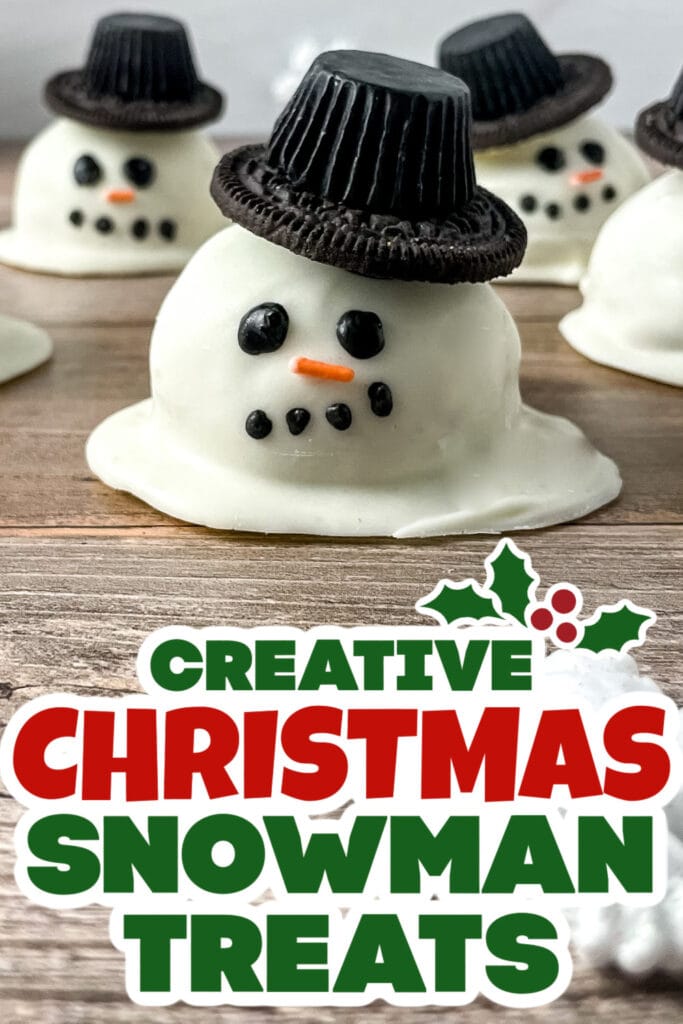 snowman treats - Cookie Dough Snowman Truffles copy