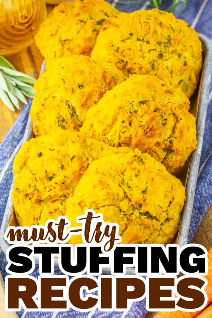 stuffing recipes - Buttery Herb Stuffing Biscuits copy