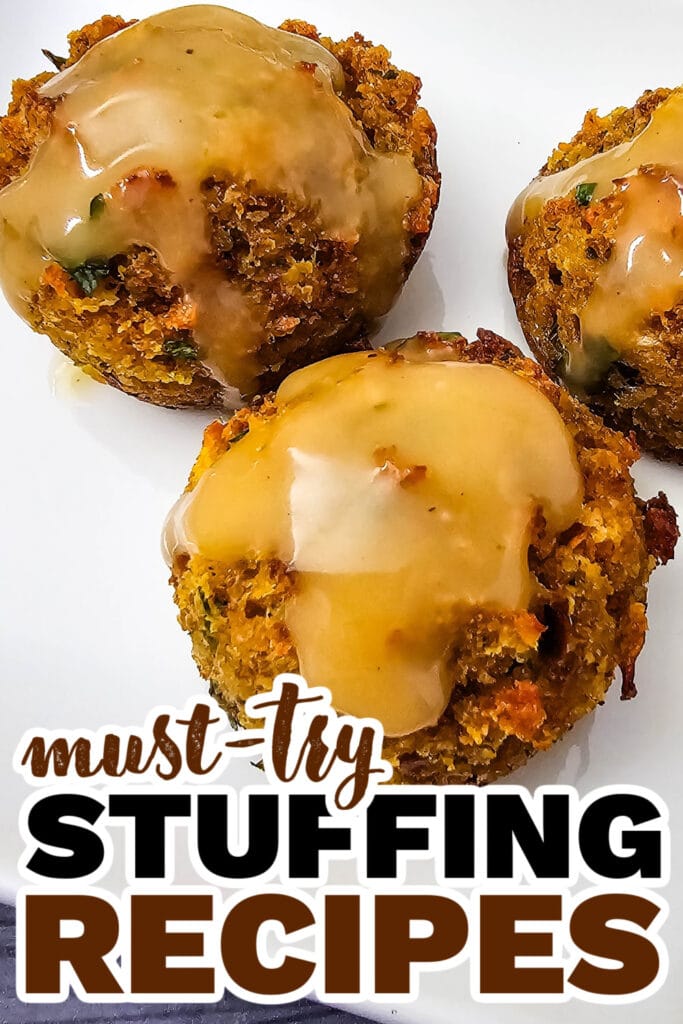 stuffing recipes - Stuffing Muffin Tin Bites copy