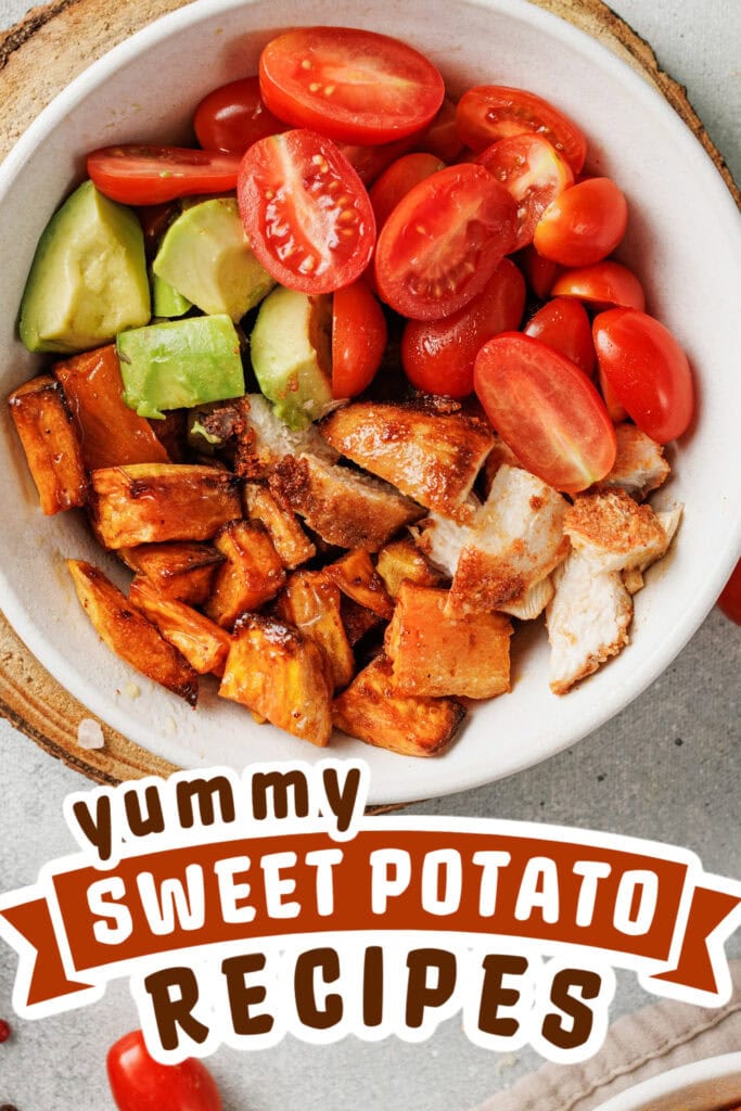 sweet potato recipes - Blackened Chicken and Sweet Potato Bowl copy