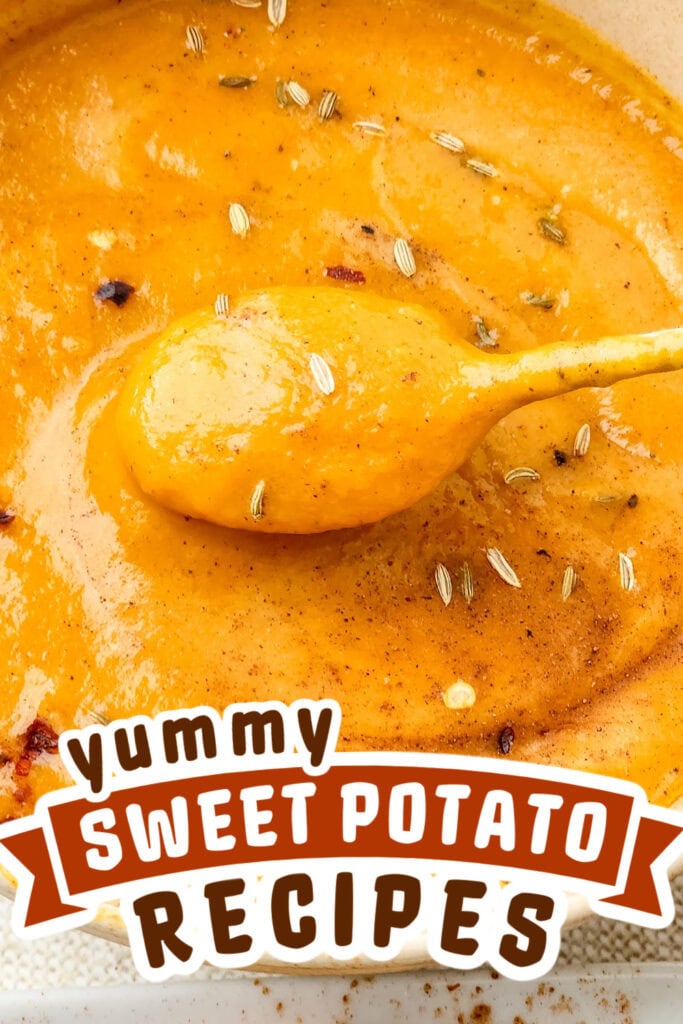 sweet potato recipes - Sweet Potato and Carrot Soup copy