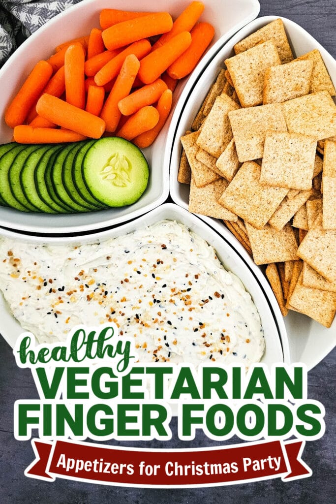 vegetarian appetizers for christmas party - Everything Bagel Dip copy