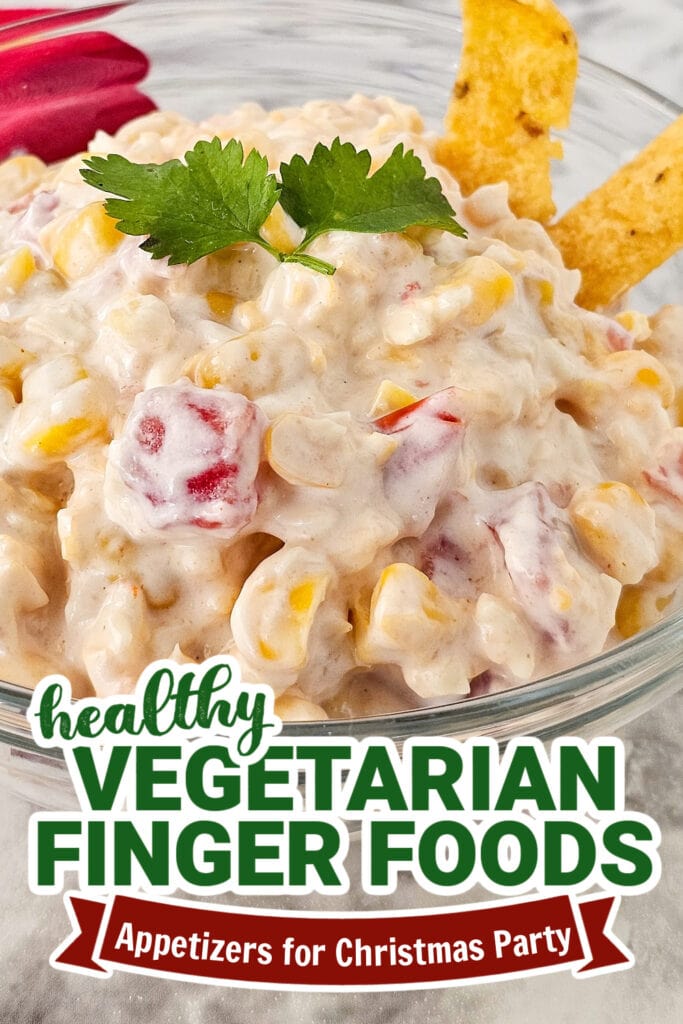 vegetarian appetizers for christmas party - Quick and Tasty Fiesta Corn Dip copy