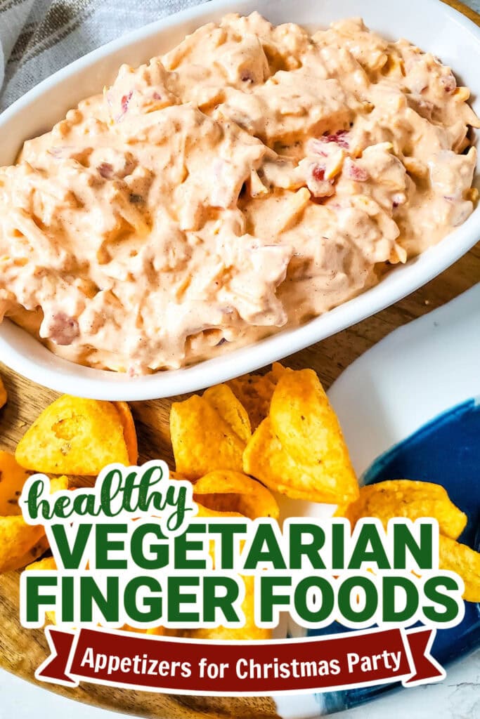 vegetarian appetizers for christmas party - Viral Tiktok Rotel Boat Dip copy