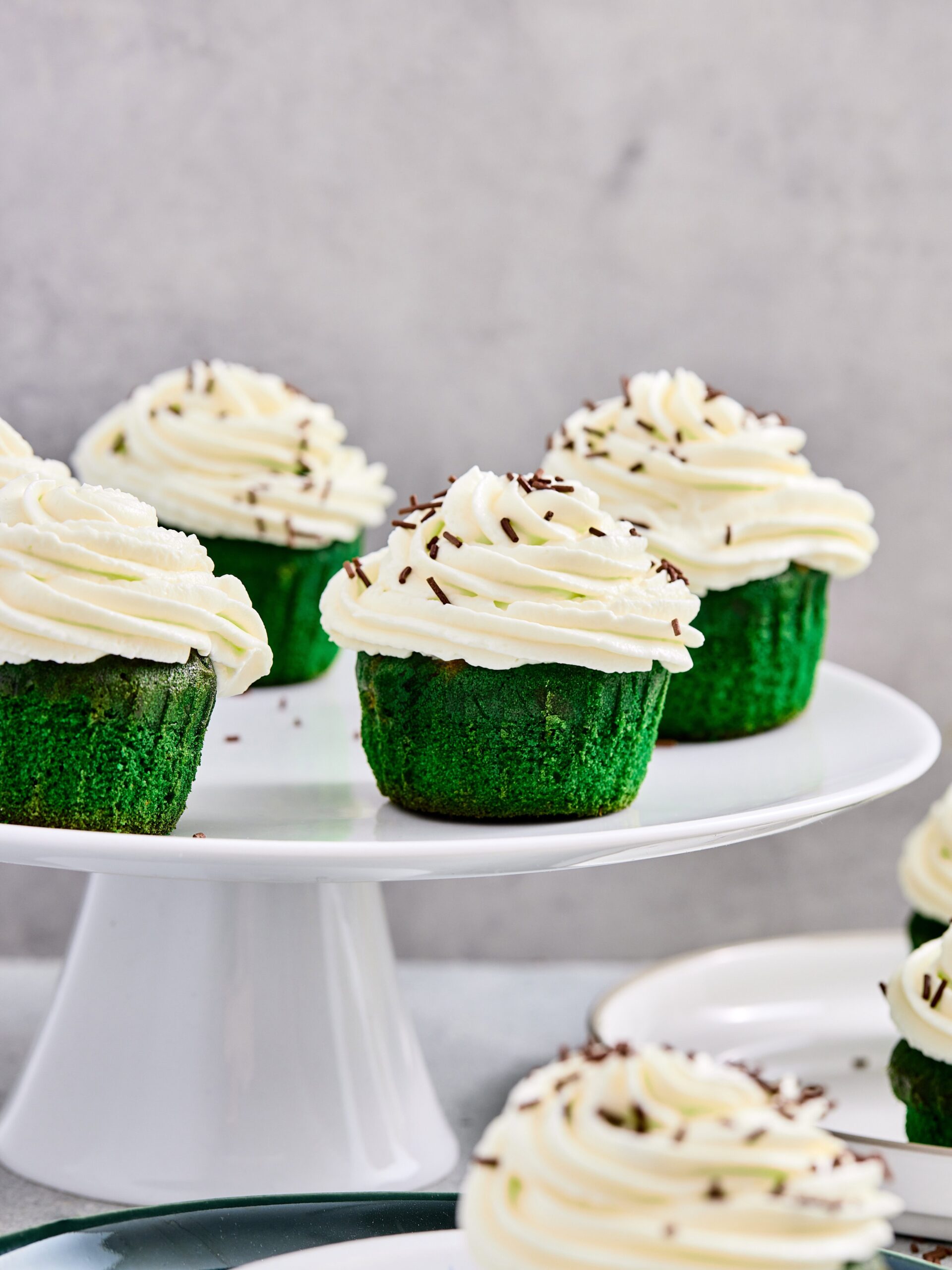 St. Patrick’s Day Green Matcha Cupcakes