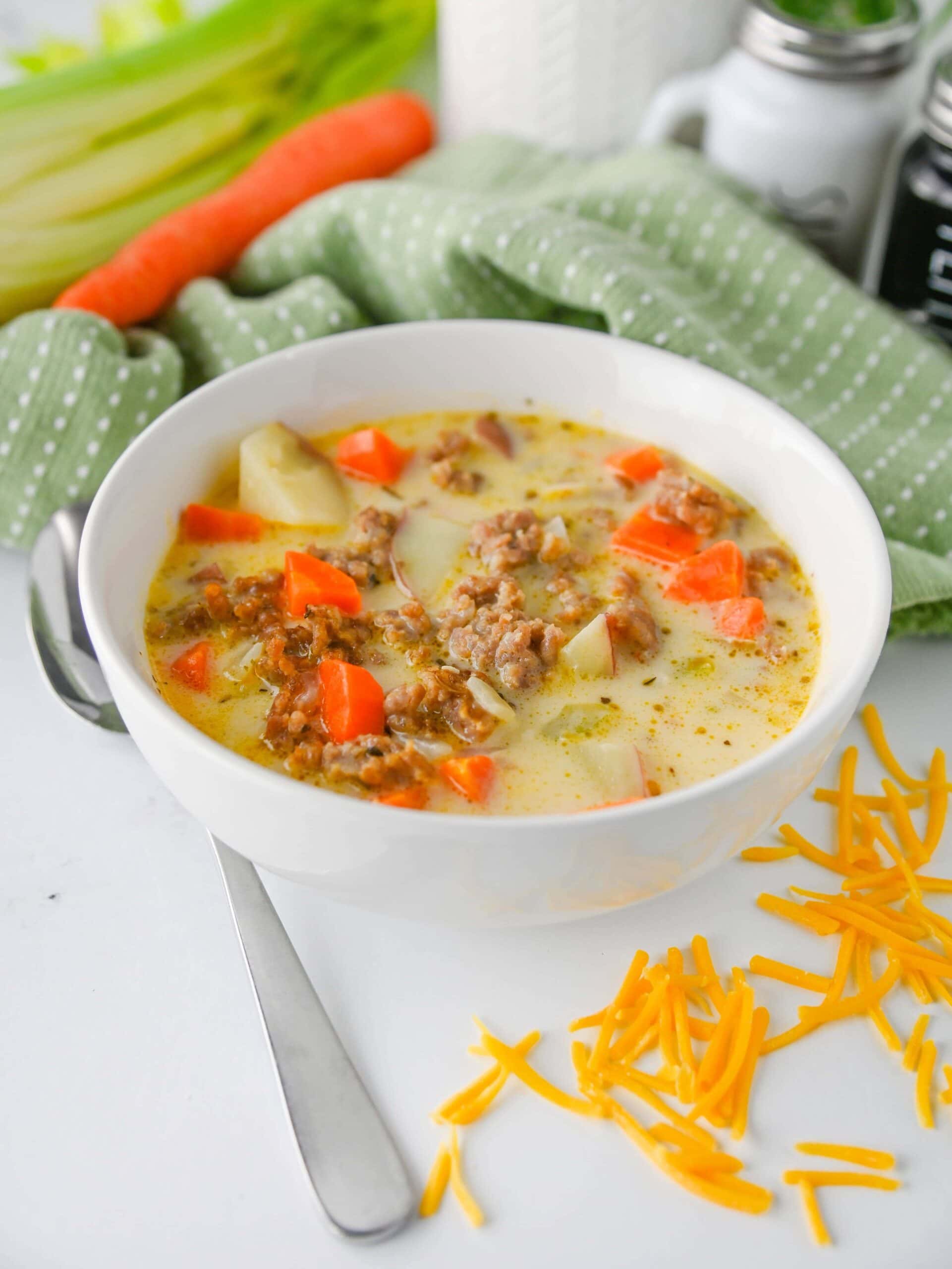 Creamy Italian Sausage Potato Soup