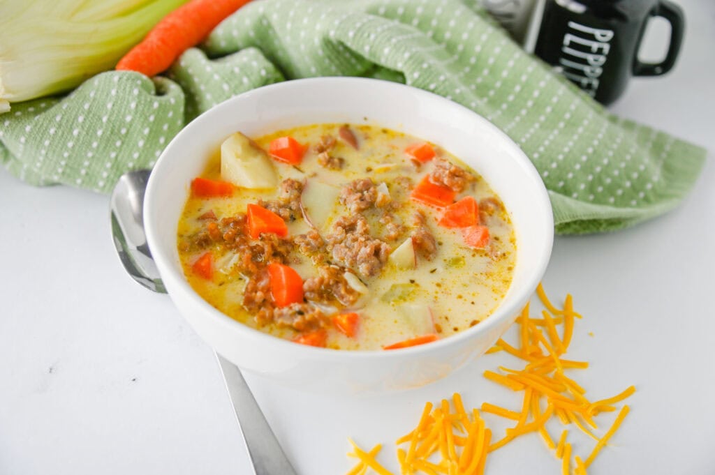 Creamy Italian Sausage Potato Soup 